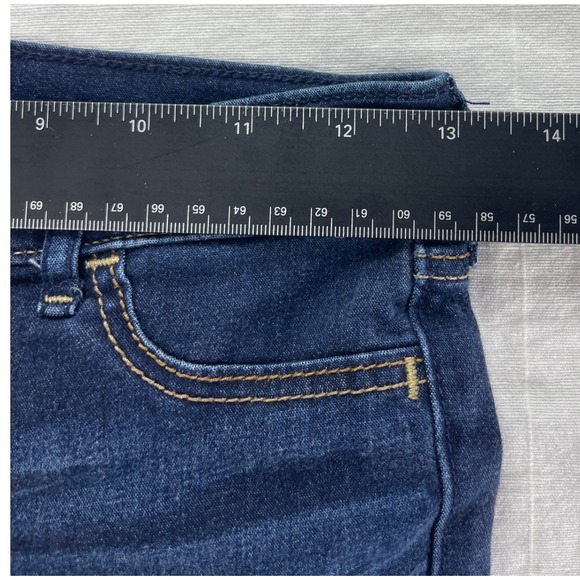 Abercrombie Kids Girls Size 14 Dark Wash Denim Jeggings Jeans - Picture 6 of 8